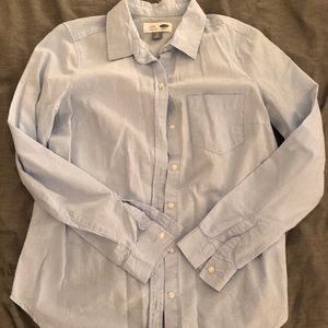 Pale blue button down